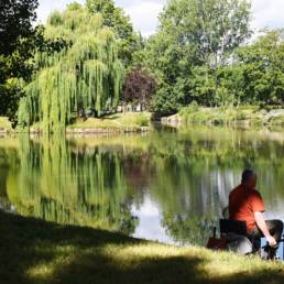 Etang de pêche communal d'Armentières dans le Nord