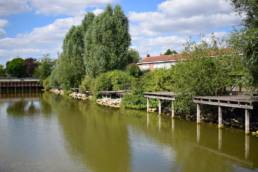 Étang de pêche du bizet à Armentières dans le Nord