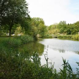 Étang de pêche de Fort Vallières à Coudekerque Village dans le Nord