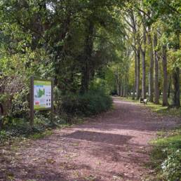 Etang de pêche au Parc Charles Fenain de Douai dans le Nord