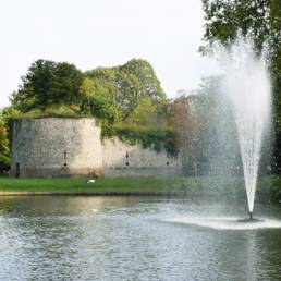 Etang de pêche du Parc de la Tour des Dames à Douai dans le Nord