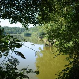 Etang de pêche du Prussien à Raismes dans le Nord