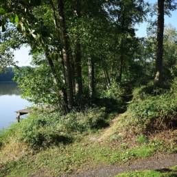 Etang de pêche du Prussien à Raismes dans le Nord