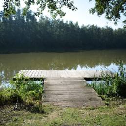 Etang de pêche du Prussien à Raismes dans le Nord