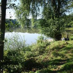 Etang de pêche du Prussien à Raismes dans le Nord