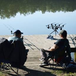 Etang de pêche du Prussien à Raismes dans le Nord