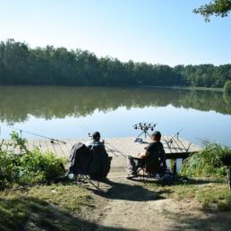 Etang de pêche du Prussien à Raismes dans le Nord