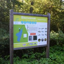 Panneau Etang de pêche du Prussien à Raismes dans le Nord