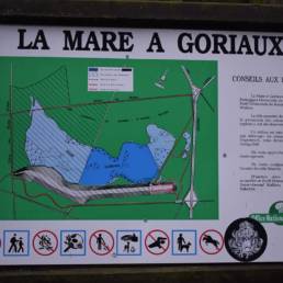 Panneau Mare à goriaux à Raismes dans le département du Nord