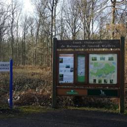 Panneau Mare à goriaux à Raismes dans le département du Nord
