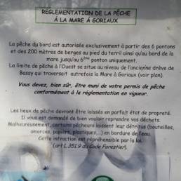 règlement de pêche Mare à goriaux à Raismes dans le département du Nord