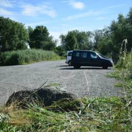 Parking Etang de pêche de la Puchoie à Saint Amand les eaux dans le Nord