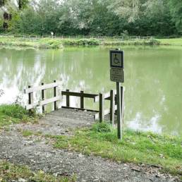 Etang de pêche du Parc Fortier à Saint Saulve dans le département du Nord