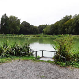 Etang de pêche du Parc Fortier à Saint Saulve dans le département du Nord