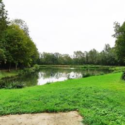 Etang de pêche du Parc Fortier à Saint Saulve dans le département du Nord