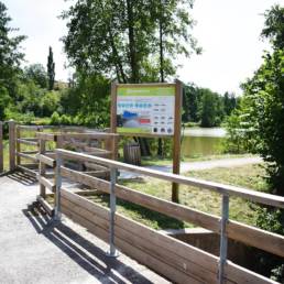 Entrée Étang fédéral de Cousolre Nord