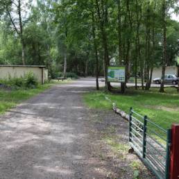 Entrée Etang de pêche Marais saint Charles à Lallaing dans le Nord