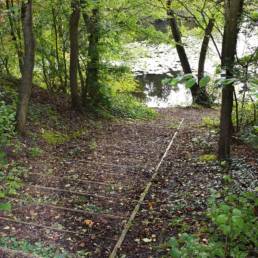 Etang fédéral de la gare d'eau de Vieux Condé dans le Nord