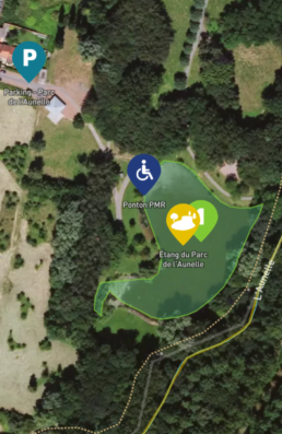 Plan Étang de l'Aunelle
