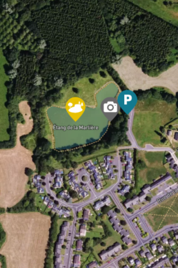 Plan Étang de la Marlière Fourmies