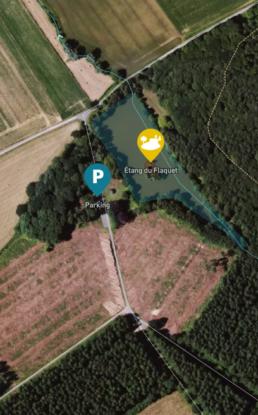Plan Étang du Flaquet