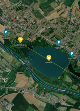 Plan Hergnies Etang d'Amaury